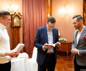 Łukasz Piszczek na śniadaniu z premierem