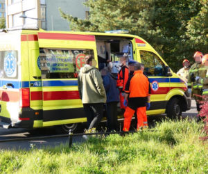 Wypadek na Czerniakowie, w akcji śmigłowiec LPR