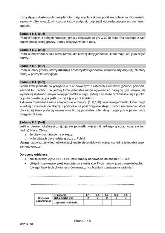 Matura 2021: Informatyka na poziomie rozszerzonym cz. 2