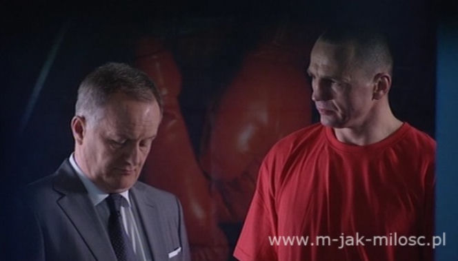 M jak MIŁOŚĆ. Ryszard (Aleksander Mikołajczak) i Żaryna (Roman Bugaj)