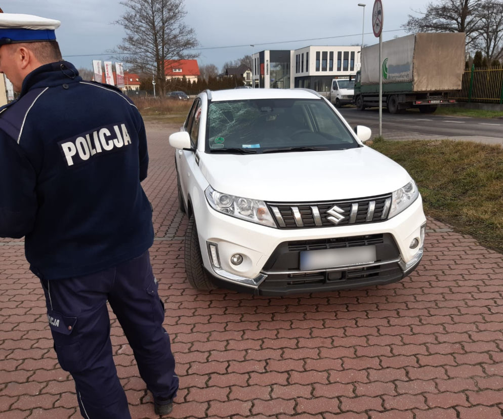 Tafla lodu spadła wprost na auto! To mogło skończyć się TRAGICZNIE [ZDJĘCIA] 