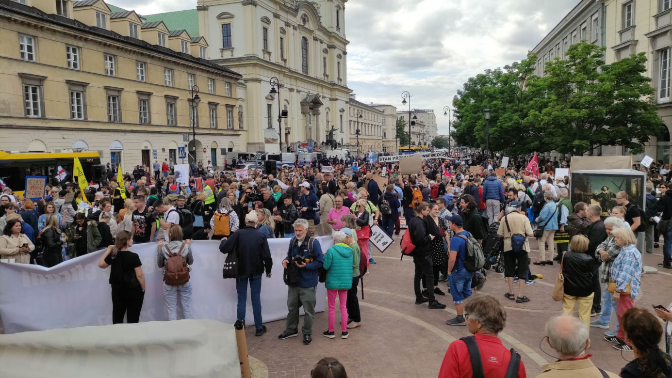 Wydarzenie zorganizował m.in. Strajk Kobiet