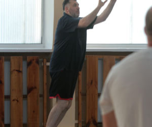 Artur Dziambor walczy na parkiecie