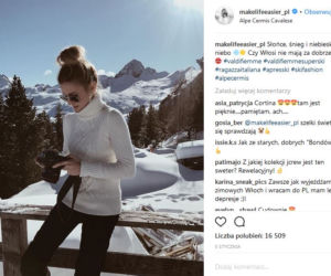 Kasia Tusk w Dolomitach