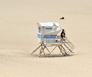 Plaża Bondi Beach w Sydney - miejsce zamachu