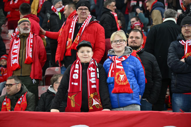 Widzew Łódź - Lech Poznań: Zdjęcia kibiców i zawodników z meczu 24. kolejki PKO BP Ekstraklasy