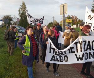 Wielki protest w Skawinie