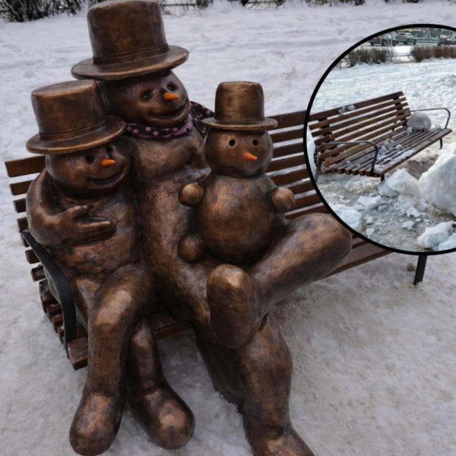 "Jakiś bałwan" zniszczył mokotowskie bałwanki. Teraz mieszkańcy domagają się pomnika!