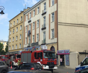 Lublin: Pożar w szkole w centrum miasta. Ewakuacja uczniów