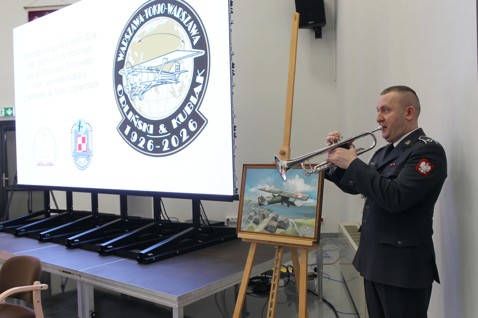 Inauguracja obchodów 100-lecia historycznego lotu. Orliński i Kubiak  polecieli z Warszawy do Tokio i z powrotem