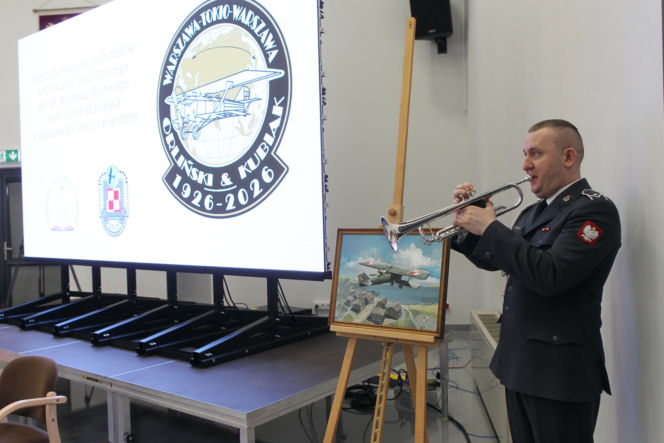 Inauguracja obchodów 100-lecia historycznego lotu. Orliński i Kubiak  polecieli z Warszawy do Tokio i z powrotem
