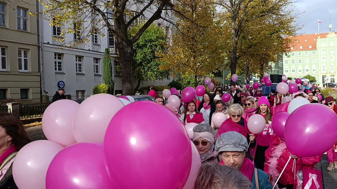Marsz Różowej Wstążki w Szczecinie