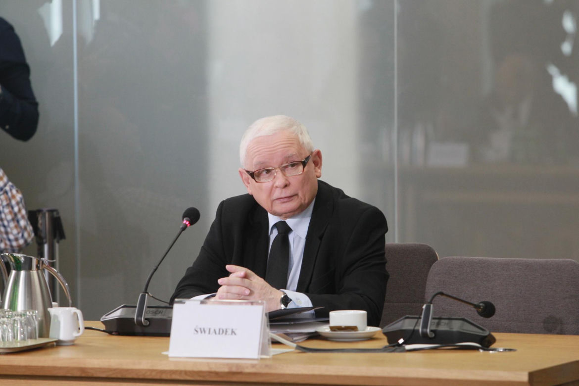 Jarosław Kaczyński. Sejmowa komisja śledcza w sprawie Pegasusa