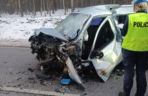 Śmiertelny wypadek na DK74. Jedna osoba nie żyje, druga w szpitalu