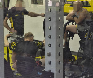 Bartosz Żukowski na siłowni