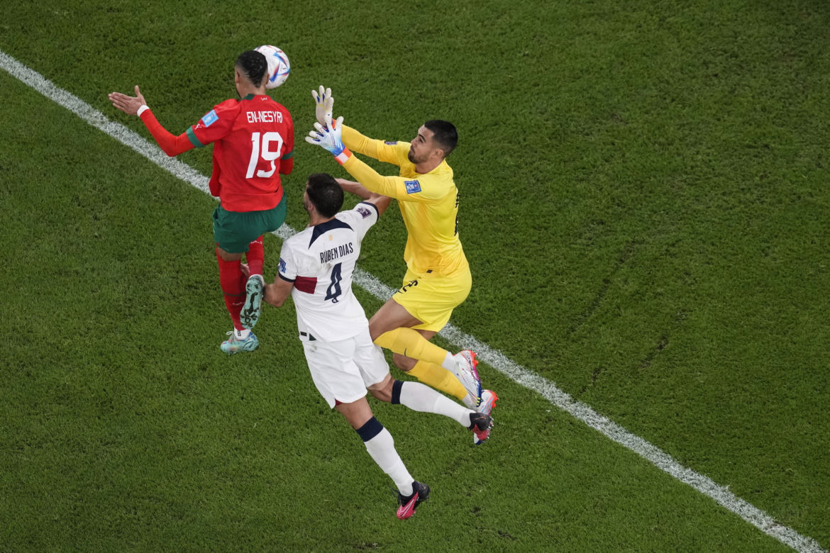 Youssef En-Nesyri. Skoczył na 278 cm przy golu
