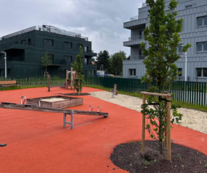 Budynki TBS w Katowicach przy Kosmicznej z 2026. Projekt: Kinga Bączyk i Magdalena Orzeł-Rurańska, pracownia K3Xmore