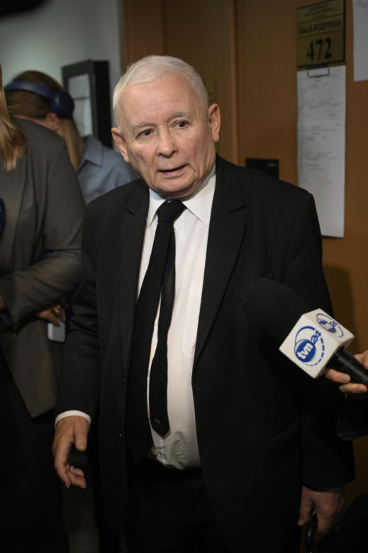 Kaczyński spotkał się z Brejzą przed sądem