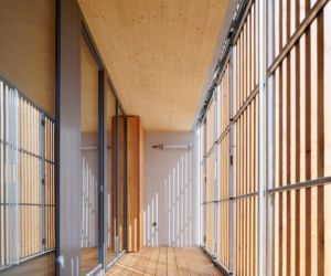 Drewniana mieszkaniówka w czeskim Zdarze