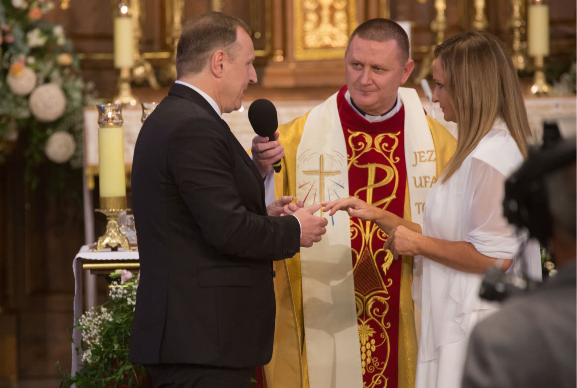 Państwo Kurscy już po ślubie