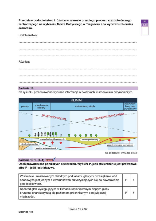Matura próbna 2026: geografia rozszerzona ARKUSZE CKE + ODPOWIEDZI do ściągnięcia PDF, JPG