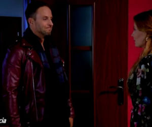 Barwy szczęścia, odc. 2049. Dominika (Karolina Chapko), Sebastian (Kacper Krupski)