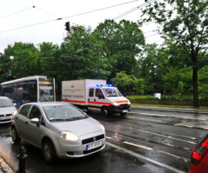 Kraków całkowicie sparaliżowany przez ulewy 23.05.2019: zalane drogi, brak prądu, nie kursują tramwaje