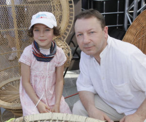 Zbigniew Zamachowski z córką