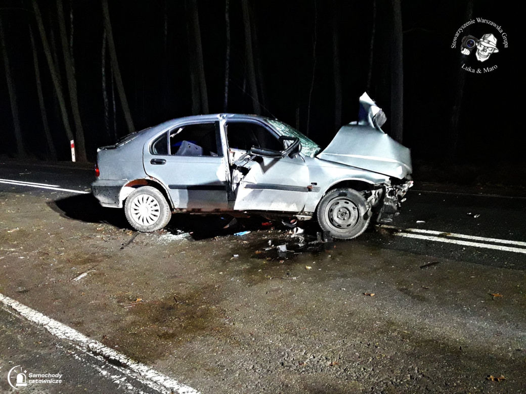 Wypadek pod Warszawą