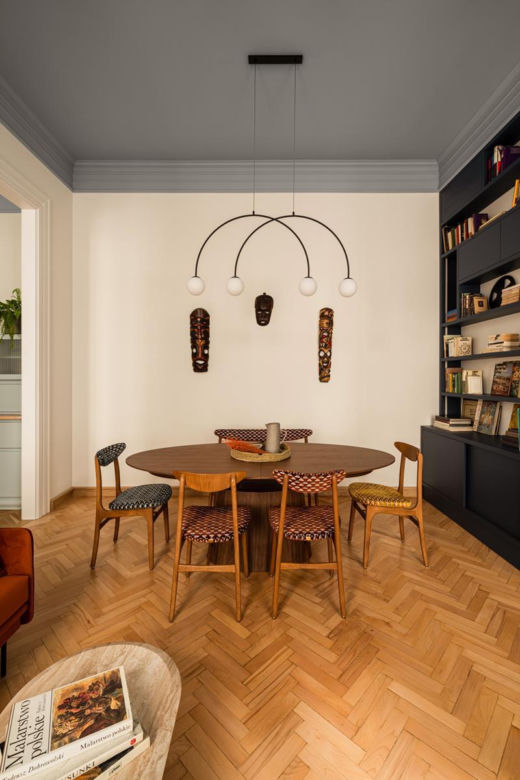 Vintage i eklektyzm we wnętrzach łódzkiej kamienicy wg projektu Hanny Pietras Architects
