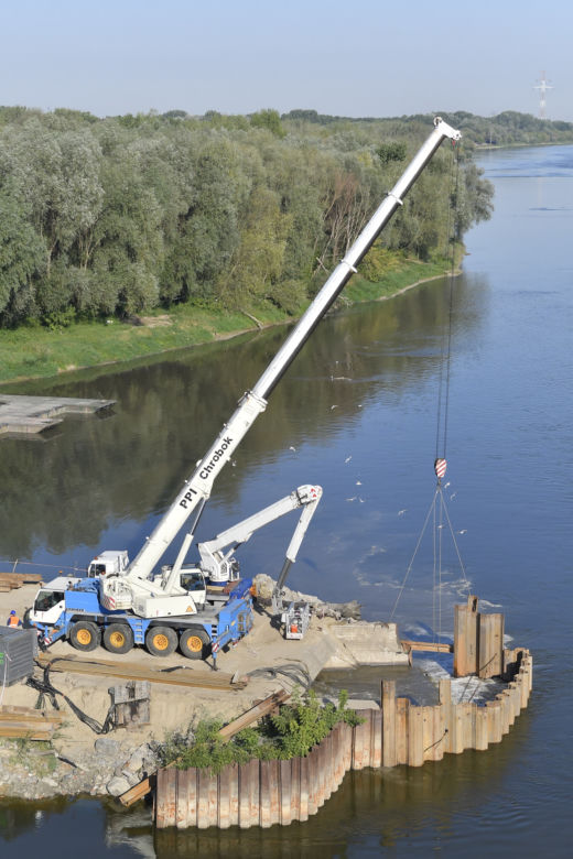 Budowa tymczasowego rurociągu przesyłowego ścieków