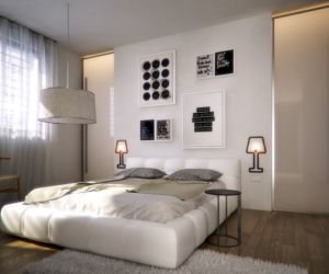 Biała sypialnia (źródło: www.designersko.pl)