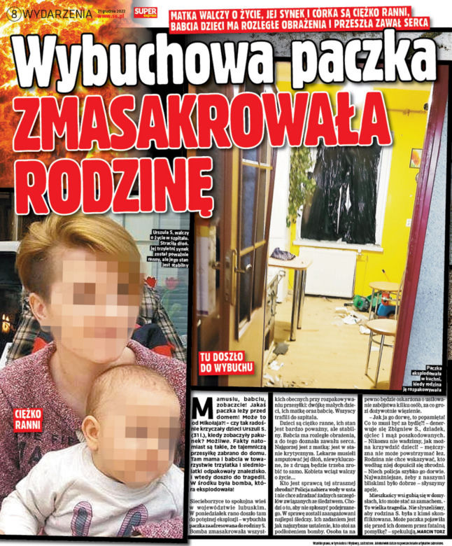 Tak wybuch paczki zmienił życie Urszuli z Siecieborzyc