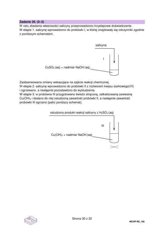 Matura próbna 2026 - chemia