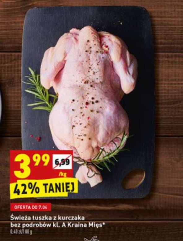Kurczak 3,99 zł/kg