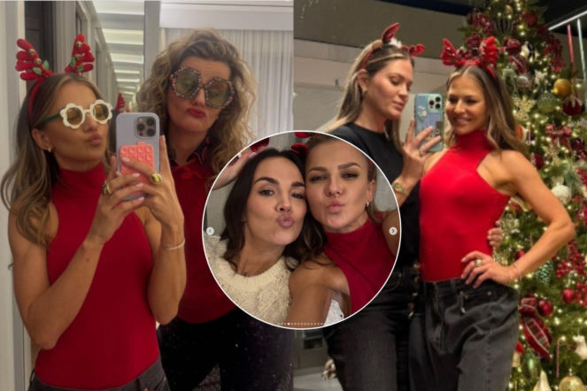 Krupińska, Zborowska i Ślotała imprezowały na salonach u Lewandowskiej. To nie pierniczki przyciągnęły uwagę