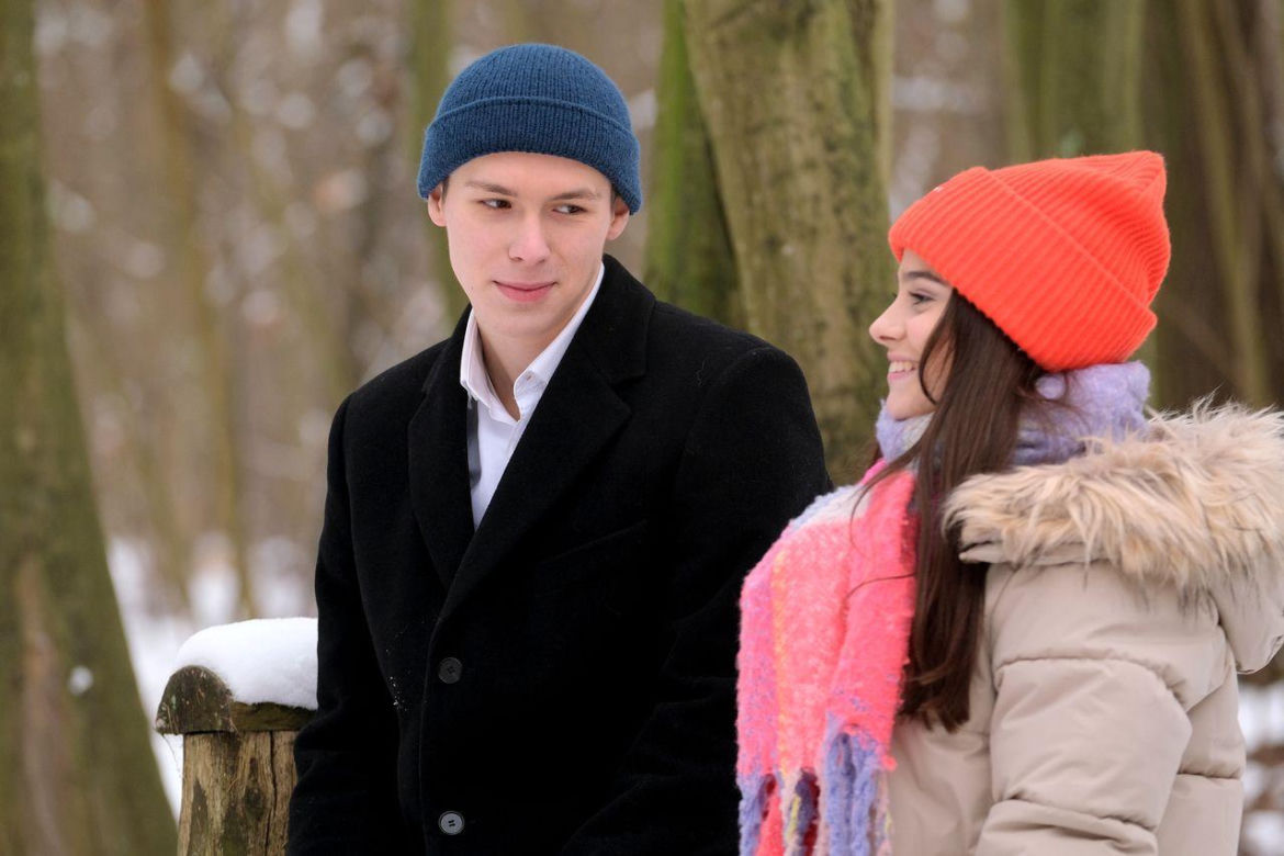 M jak miłość odc. 1791. Basia (Karina Woźniak), Michał (Igor Pawłowski)