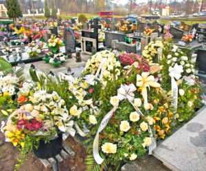 Grób matki Janusza Palikota. Pogrzeb odbył się na cmentarzu w Biłgoraju