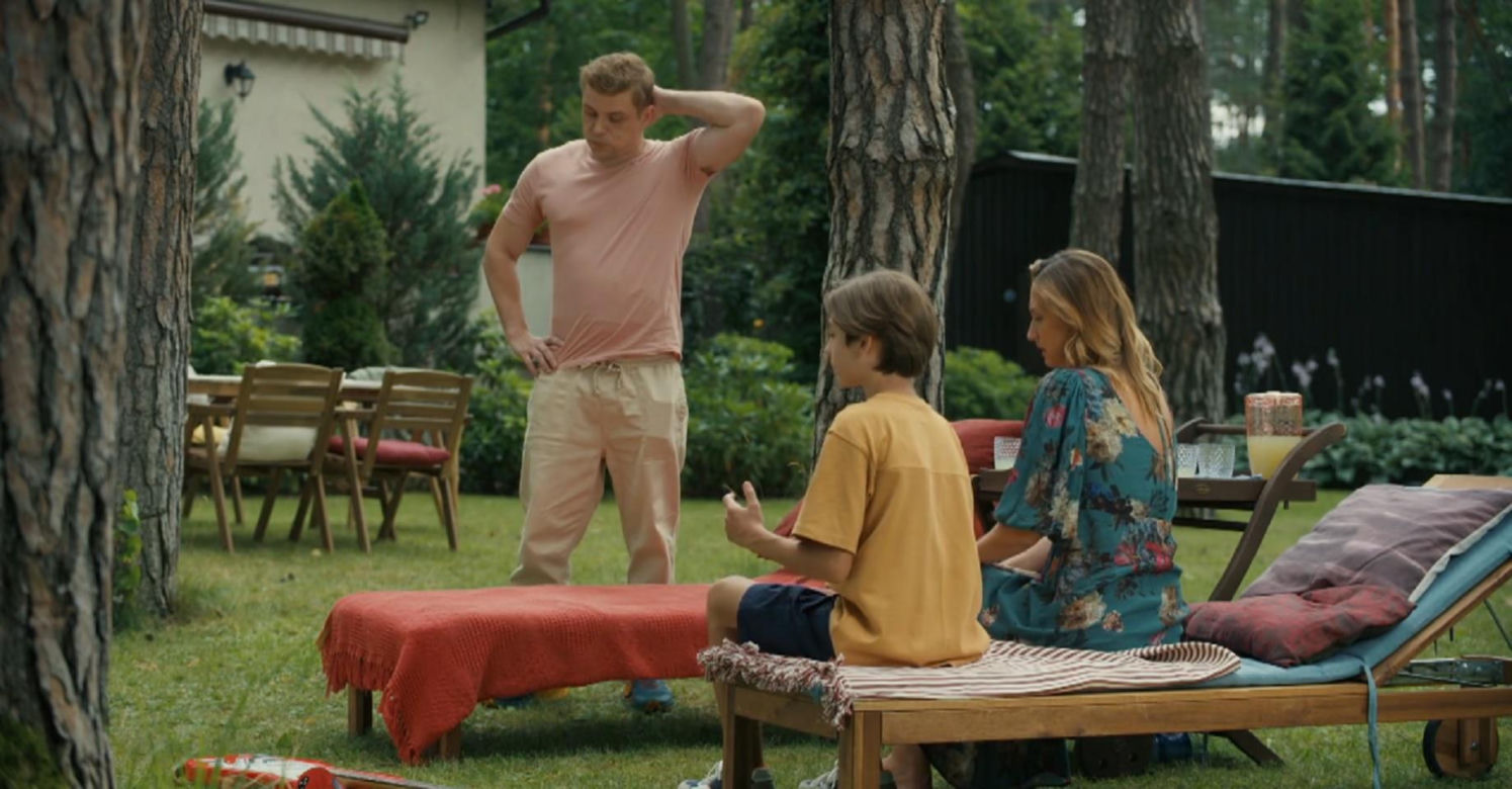 	Barwy szczęścia odc. 3092. Asia Sokalska (Anna Gzyra), Hubert (Marek Molak),  Emil (Artem Malashchuk)