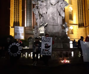 Wrocław: Strajk Kobiet na Ostrowie Tumskim [ZDJĘCIA]