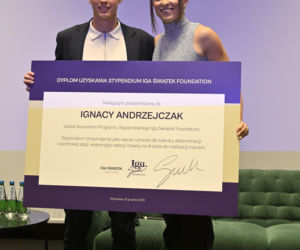 Iga Świątek rozdała stypendia