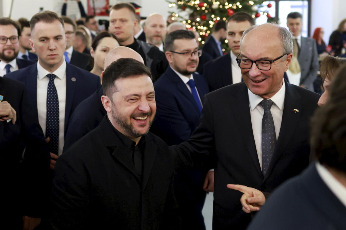 Wołodymyr Zełenski w polskim Sejmie