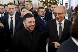 Wołodymyr Zełenski w polskim Sejmie