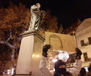 Protest na ulicach Torunia 28 stycznia