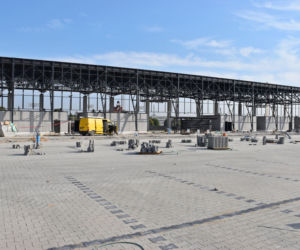 Budowa stadionu w Szczecinie - sierpień 2020