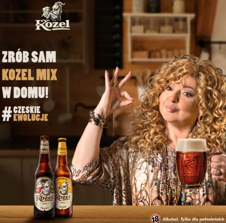 Magda Gessler reklamuje browar