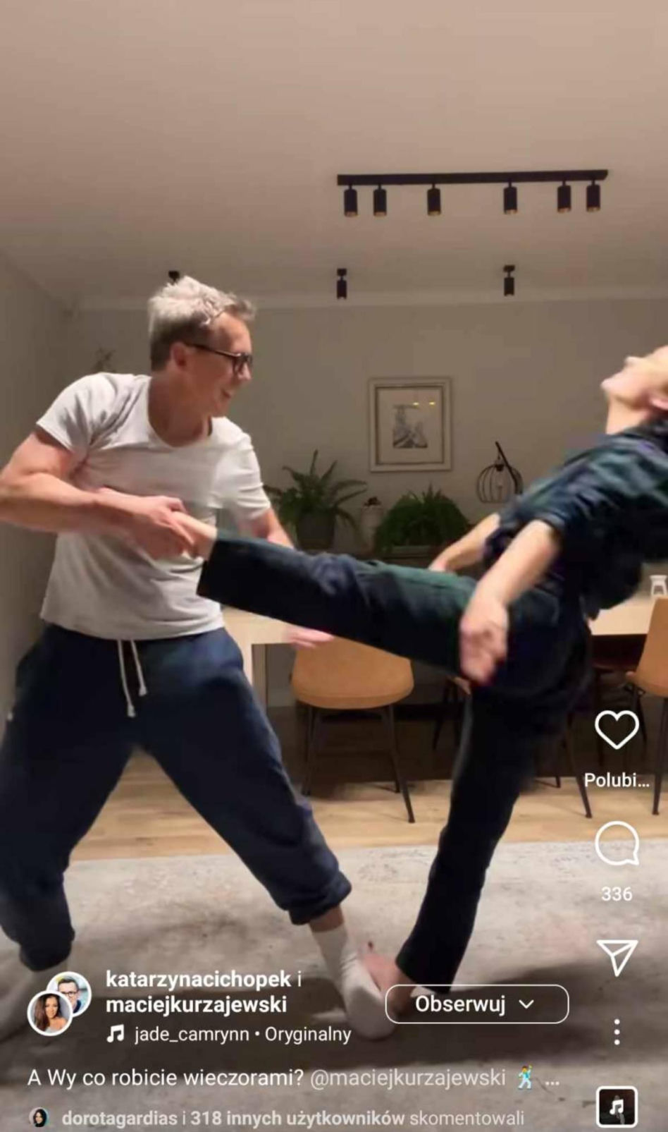 Maciej Kurzajewski i Kasia Cichopek