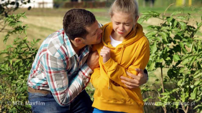 ''M jak miłość'' 1035 Zosia (Julia Wróblewska) Tomek (Andrzej Młynarczyk)