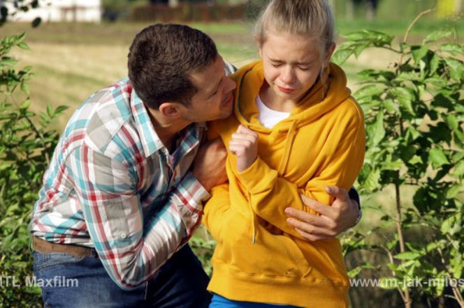 ''M jak miłość'' 1035 Zosia (Julia Wróblewska) Tomek (Andrzej Młynarczyk)
