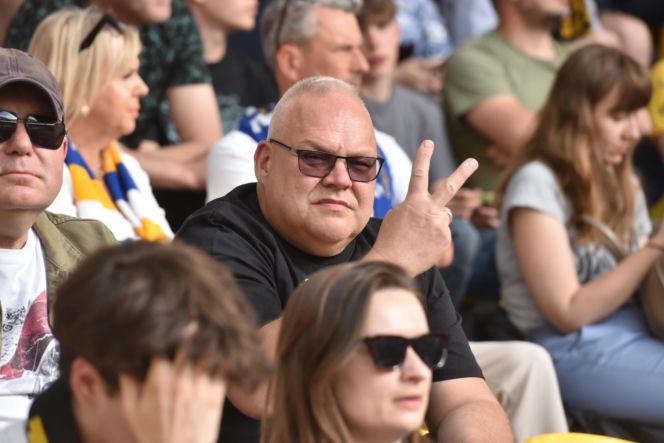 PRES Grupa Deweloperska Toruń - Gezet Stal Gorzów: Zdjęcia kibiców z meczu 7. kolejki PGE Ekstraligi na Motoarenie